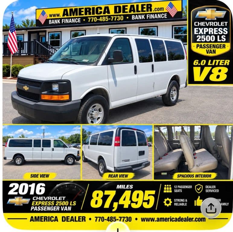 2016 Chevrolet Express 2500 Passenger